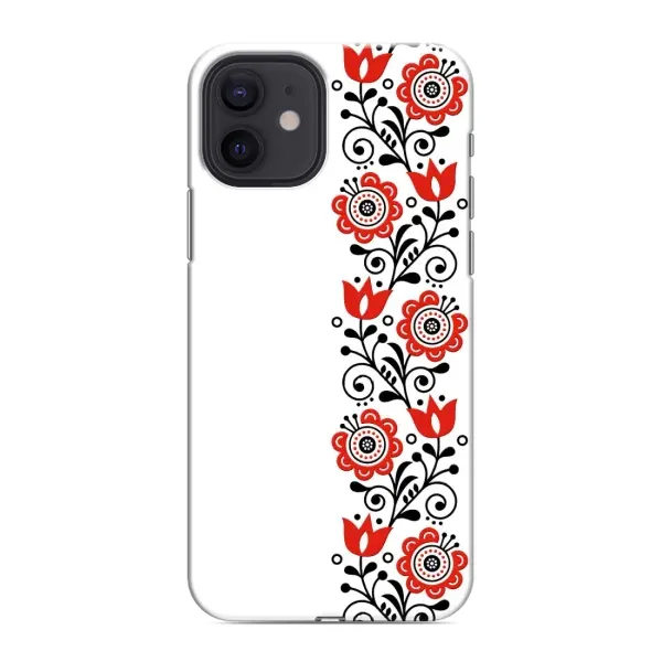 Чехол с принтом «Яркая вишиванка» для iPhone 12 mini