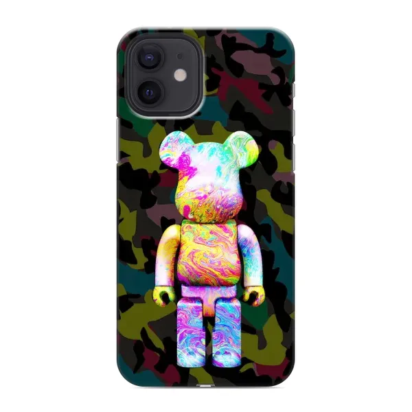 Чехол с принтом «Яркий Bearbrick» для iPhone 12 mini
