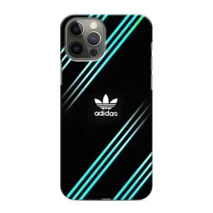 Чохли Адидас для iPhone 12 Pro Max (AlphaPrint) (Адідас з полосами)