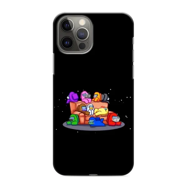 Чехол с принтом «Амонг-ас» для iPhone 12 Pro Max Чехол с принтом «Амонг-ас» для iPhone 12 Pro Max