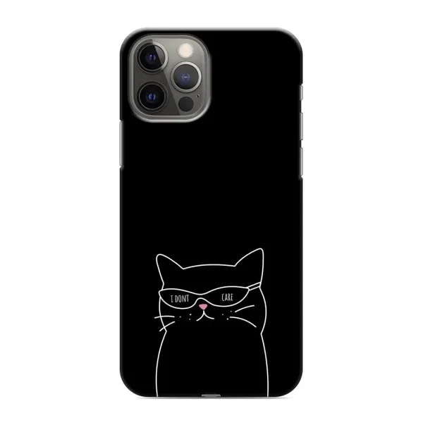 Чехол с принтом «Равнодушный кот» для iPhone 12 Pro Max