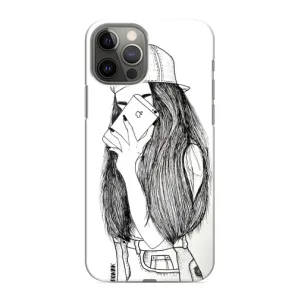 Чохол з друком для iPhone 12 Pro Max - (Мода) (AlphaPrint) (Фото дівчини)