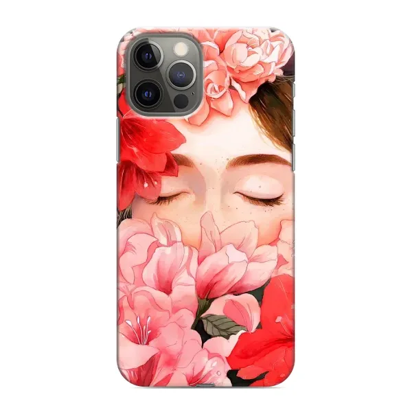 Чохол з принтом «Очі в квітах» для iPhone 12 Pro Max