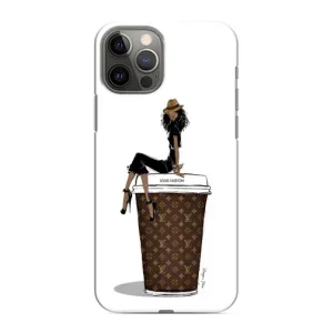 Чохли Луі Вітон для iPhone 12 Pro Max (AlphaPrint - LOUIS VUITTON) (кава LOUIS VUITTON)