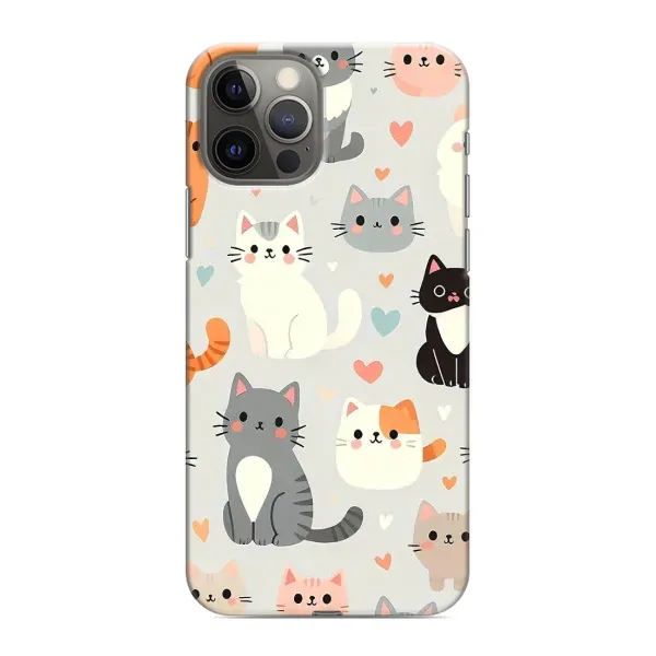 Чехол с принтом «Коллаж котов» для iPhone 12 Pro Max