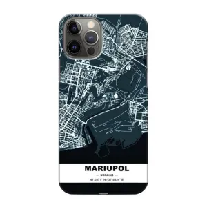 Чехлы для Айфон 12 Про Макс Города Украины (Мариуполь)