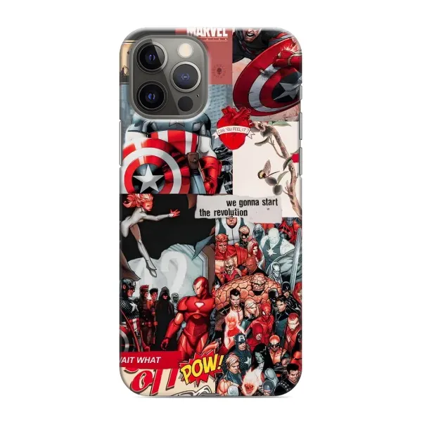 Чохол з принтом «Марвел Комикс» для iPhone 12 Pro Max Чохол з принтом «Марвел Комикс» для iPhone 12 Pro Max