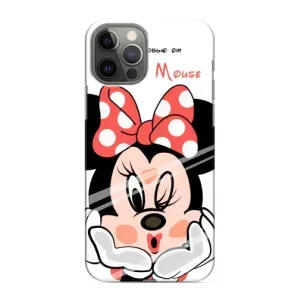 Міккі Маус чохол для iPhone 12 Pro Max (AlphaPrint - Мультяшні) (Маус Мінні)