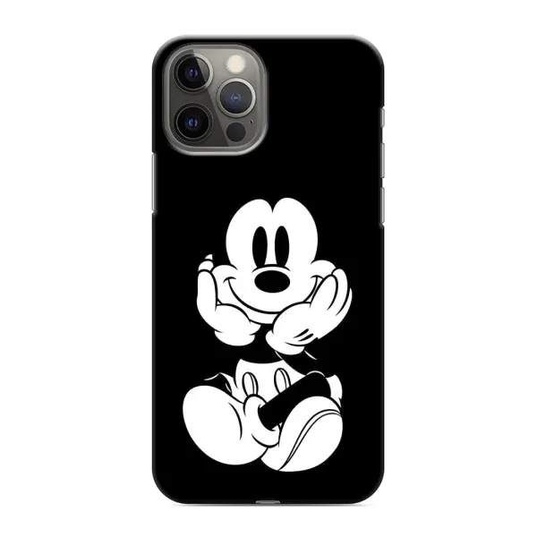 Чехол с принтом «Микки на черном» для iPhone 12 Pro Max