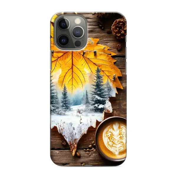 Чехол с принтом «Осенне-зимний кофе» для iPhone 12 Pro Max