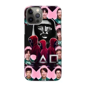 Чехол Гра в кальмара для iPhone 12 Pro Max (Участники Игра кальмара)