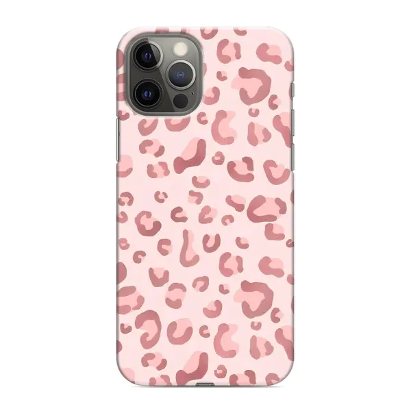 Чохол з принтом «Рожевий леопард» для iPhone 12 Pro Max
