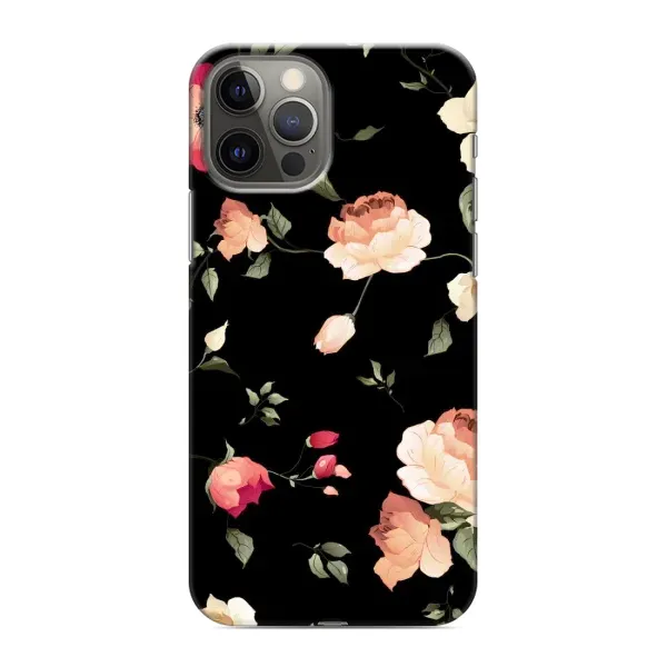 Чохол з принтом «Трояндочки» для iPhone 12 Pro Max