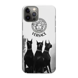 Чохли VERSACE для Apple 12 Pro (PREMIUMPrint) (Доберман Версаче)