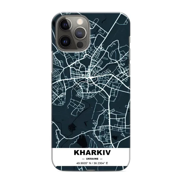 Чехол с принтом «Харьков» для iPhone 12 Pro