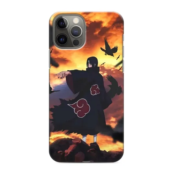 Чохол з принтом «Ітачі з воронами» для iPhone 12 Pro