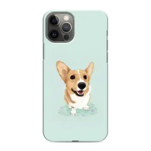 Чохли з собаками для iPhone 12 Pro (VPrint) (Коргі)