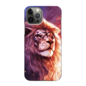 Чохол з картинкою ЛЕВ для iPhone 12 Pro (VPrint) (Красочний Лев)