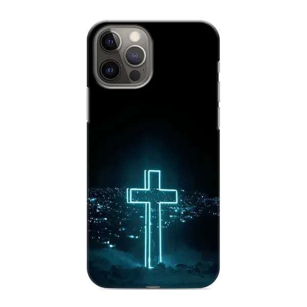 Чехол с принтом «Крест и город» для iPhone 12 Pro