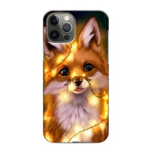 Чохли з картинкою Лисичка для iPhone 12 Pro (VPrint) (Лисичка в гірляндах)