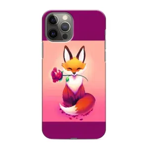 Чохли з картинкою Лисичка для iPhone 12 Pro (VPrint) (Лиса з трояндою)