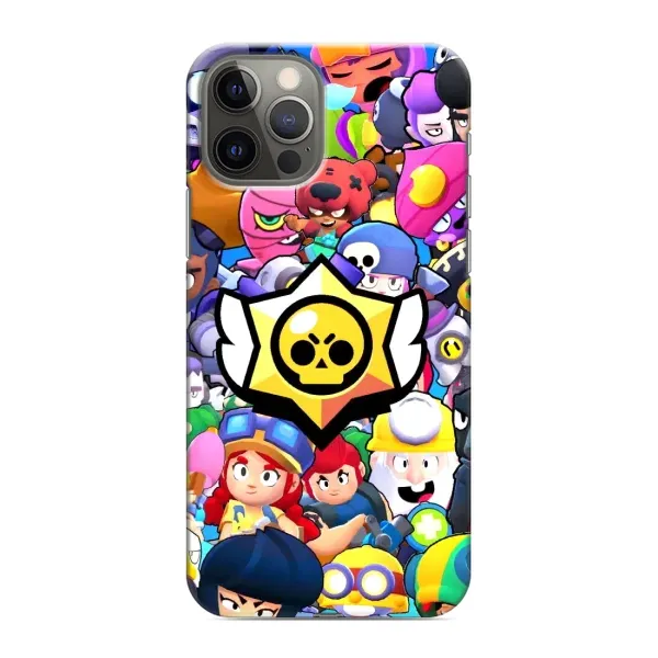 Чехол с принтом «Лого Brawl Stars» для iPhone 12 Pro