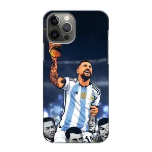 Чохли для iPhone 12 Pro (Leo чемпіон) (AlphaPrint) (Мессі з кубком)