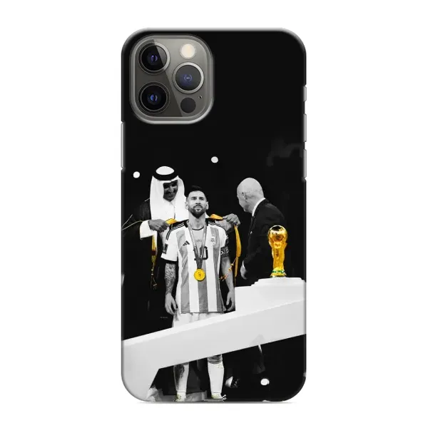 Чохол з принтом «Мессі коронований» для iPhone 12 Pro