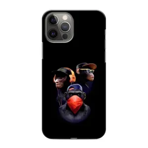 Чохол з Мавпами iPhone 12 Pro - (AlphaPrint) (Три мавпи)