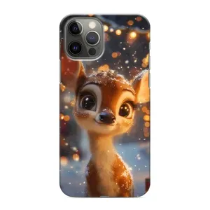 Чохол з принтом «Оленятко серед гірлянд» для iPhone 12 Pro