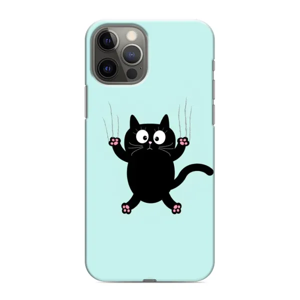 Чехол с принтом «Падающий кот» для iPhone 12 Pro Чехол с принтом «Падающий кот» для iPhone 12 Pro