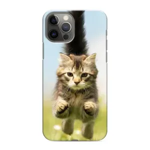 Чохли з Котиками для iPhone 12 Pro (VPrint) (Прижок кота)