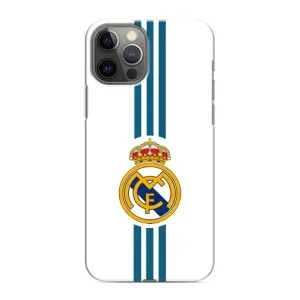 ФК Реал Мадрид чохли для iPhone 12 Pro (AlphaPrint) (Реал Мадрид на білому)