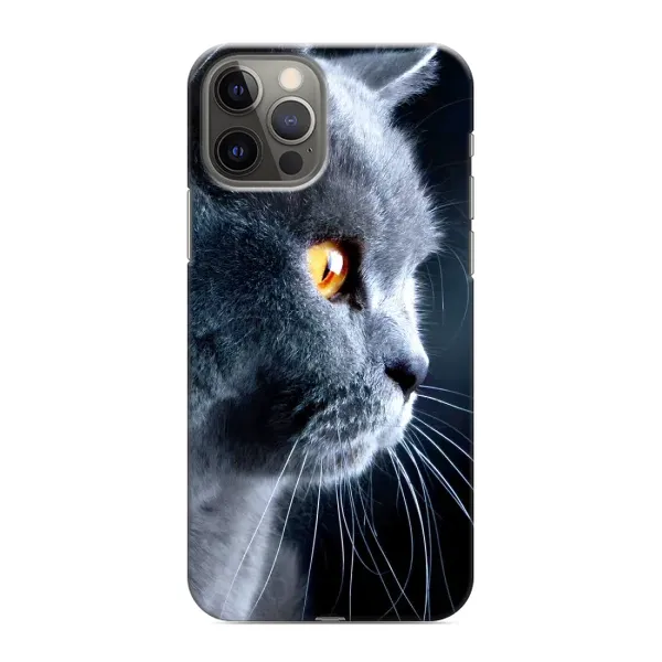 Чехол с принтом «Серый Кот» для iPhone 12 Pro Чехол с принтом «Серый Кот» для iPhone 12 Pro
