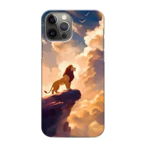 Чохол Король лев на Apple 12 Pro (Сімба на скелі)