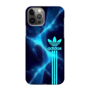 Чохли Адидас для iPhone 12 Pro (AlphaPrint) (Синій Адідас)