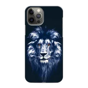 Чохол з картинкою ЛЕВ для iPhone 12 Pro (VPrint) (Синій Лев)