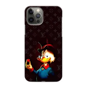 Чехли для iPhone 12 Pro - Скрудж МакДак Louis Vuitton (PREMIUMPrint) (Скрудж з ботліантом)
