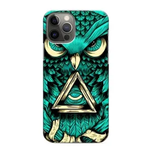 Чохол з пташками на iPhone 12 Pro (VPrint) (Сова з оком)