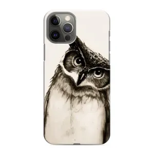 Чохол з пташками на iPhone 12 Pro (VPrint) (Сова)