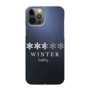 Зимні Чохли для Apple 12 Pro - прозорий фон