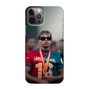 Чехол с футболистом Ламин Ямаль iPhone 12 Pro (Ямаль Барса)