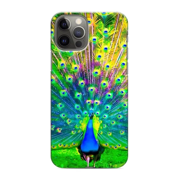 Чехол с принтом «Яркий Павлин» для iPhone 12 Pro