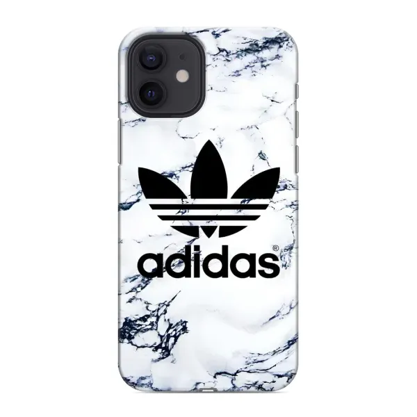 Чехол с принтом «Адидас на мраморе» для iPhone 12
