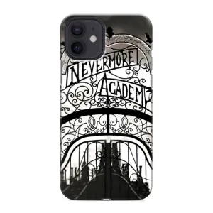 Чохол з дизайном Венздей 2 на iPhone 12 (Ворота Академії Невермор)