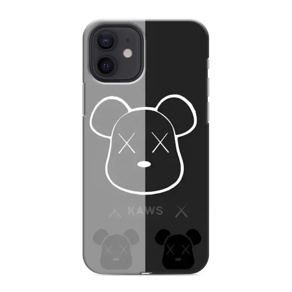 Чехол с принтом «БеарБрик глаза» для iPhone 12