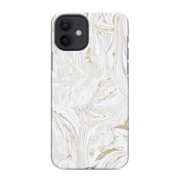 Чохол з принтом «Білий мрамор» для iPhone 12