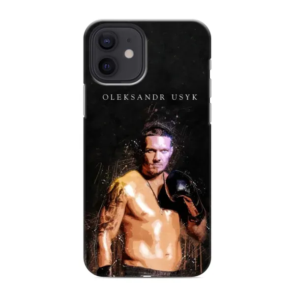Чохол з принтом «Боксер Олександр Усик» для iPhone 12