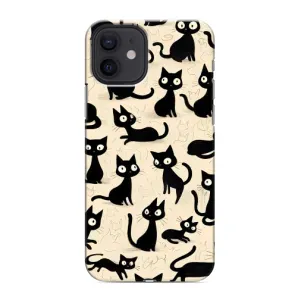 Чехол с рисунком кот на iPhone 12