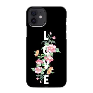 Чехлы для любимой на Айфон 12 (VPrint) (Цветы LOVE)